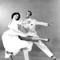 1953: Fred Astaire (1899 – 1987) and Cyd Charisse perform a dance routine in the film &lsquo;The Band Wagon&rsquo;, directed by Vincente Minnelli for MGM.