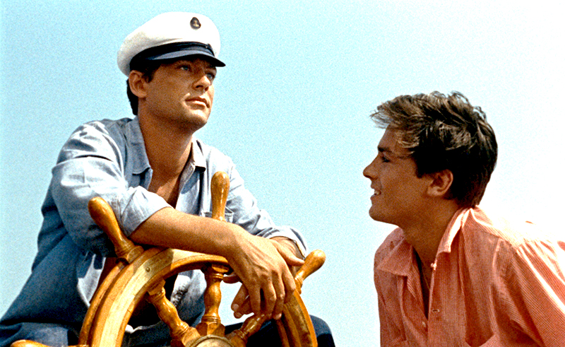Maurice Ronet, Alain Delon
