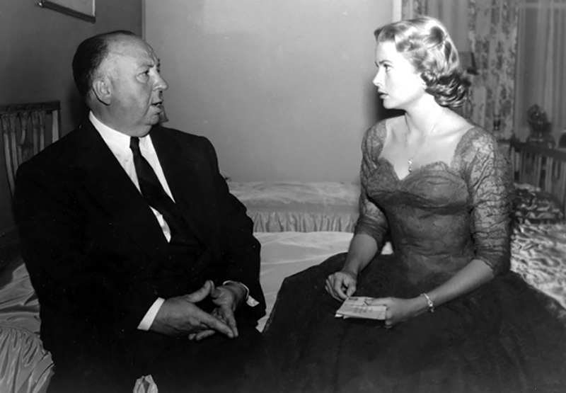 ALFRED HITCHCOCK & GRACE KELLY "DIAL M FOR MURDER" (LE CRIME ETA
